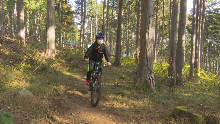 県内最大規模のマウンテンバイク専用コース完成　山梨・南アルプス市