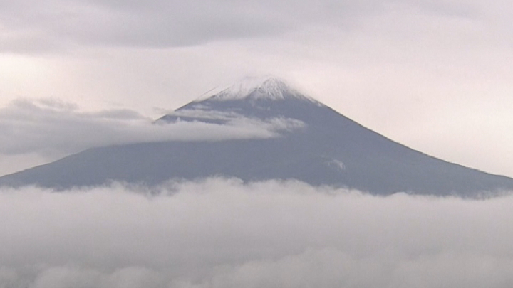 富士山で今シーズン”２回目の”初冠雪を発表