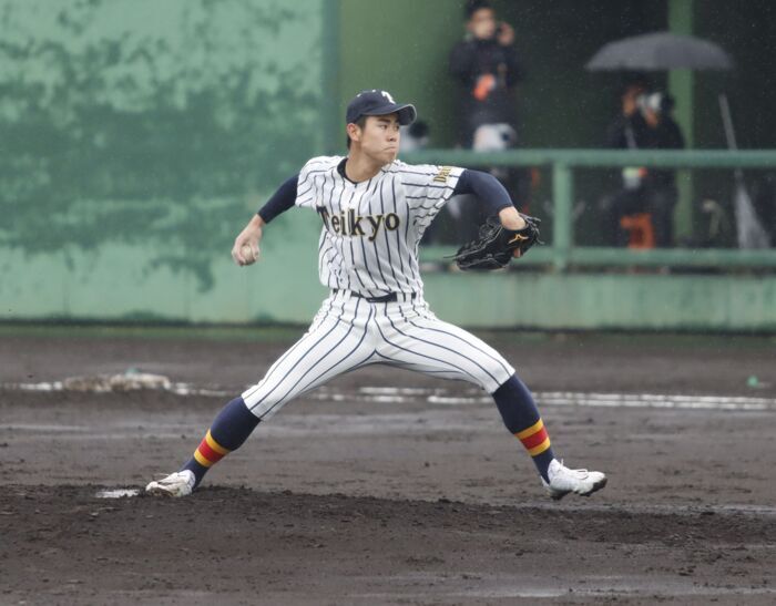 帝京三 粘りの投球実らず