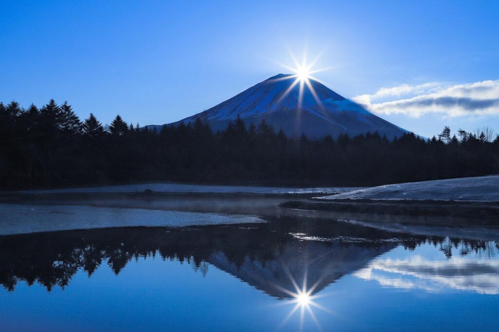 富士山経済新聞
富士本栖湖リゾートで「ダイヤモンド富士鑑賞会」　元旦営業も