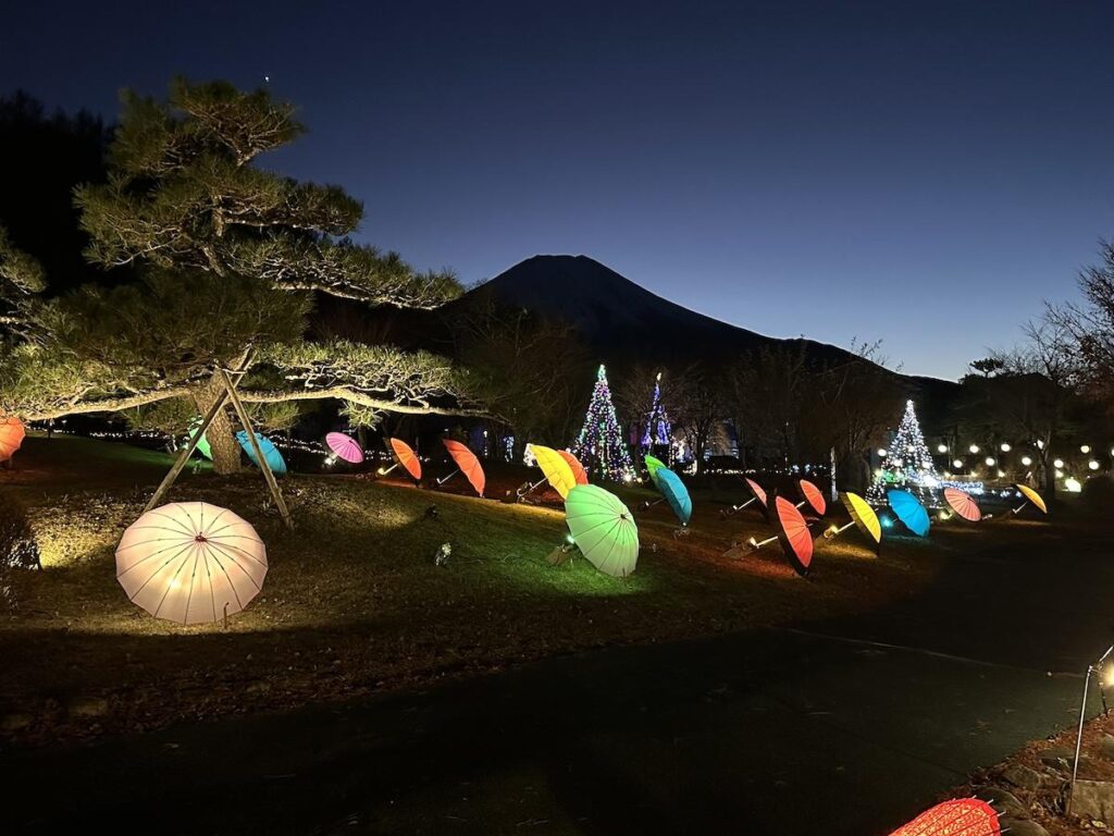 富士山経済新聞
花の都公園でイルミネーションイベント　打ち上げ花火も